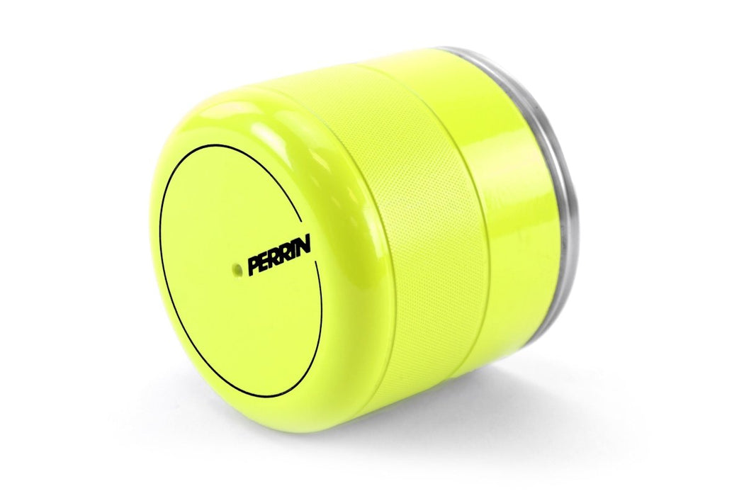 Perrin Oil Filter Cover Neon Yellow 2015-2024 WRX / 2013-2024 BRZ / 2022-2024 GR86 - PSP-ENG-716NY - Subimods.com