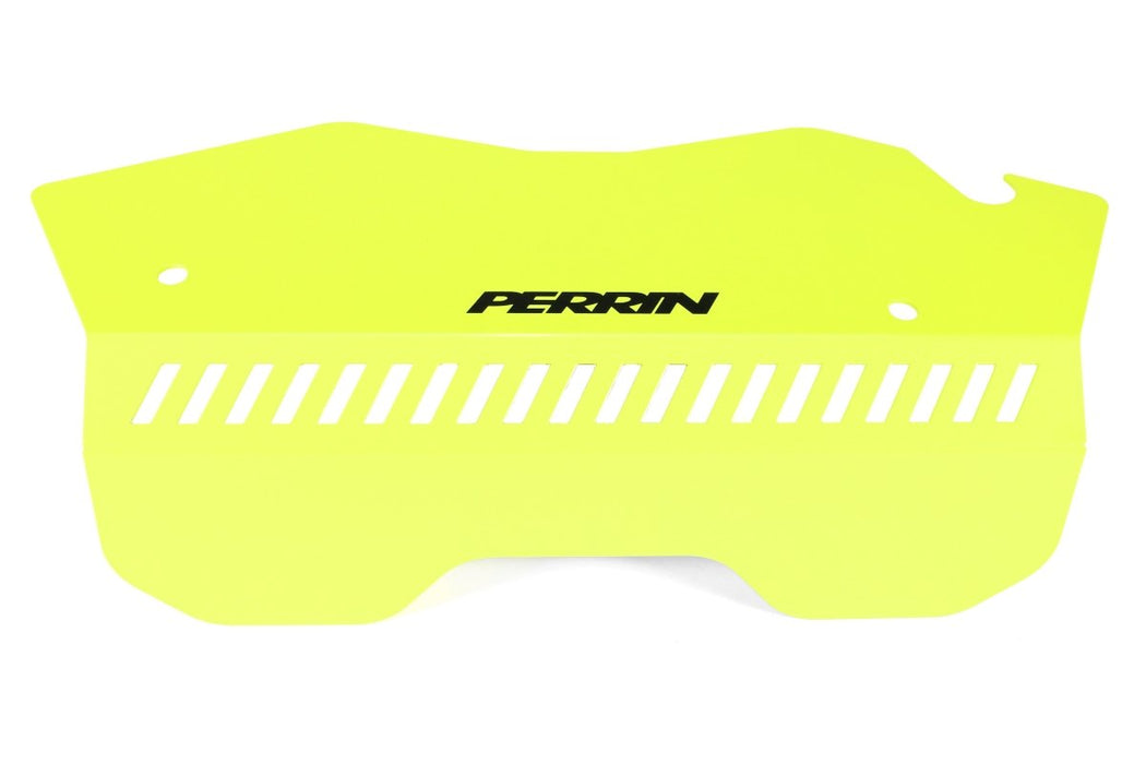 Perrin Pulley Cover Neon Yellow 2022-2024 WRX - PSP-ENG-153NY - Subimods.com