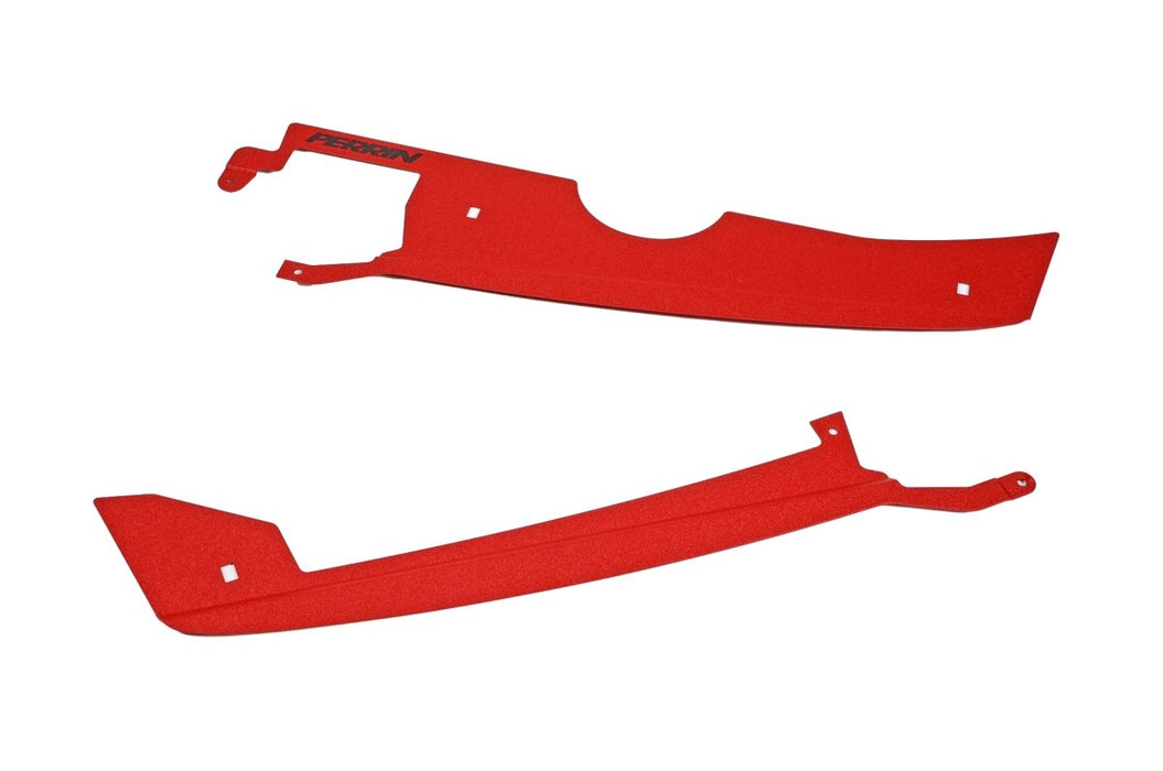 Perrin Radiator Shroud Kit Red 2022-2024 WRX - PSP-ENG-513RD - Subimods.com