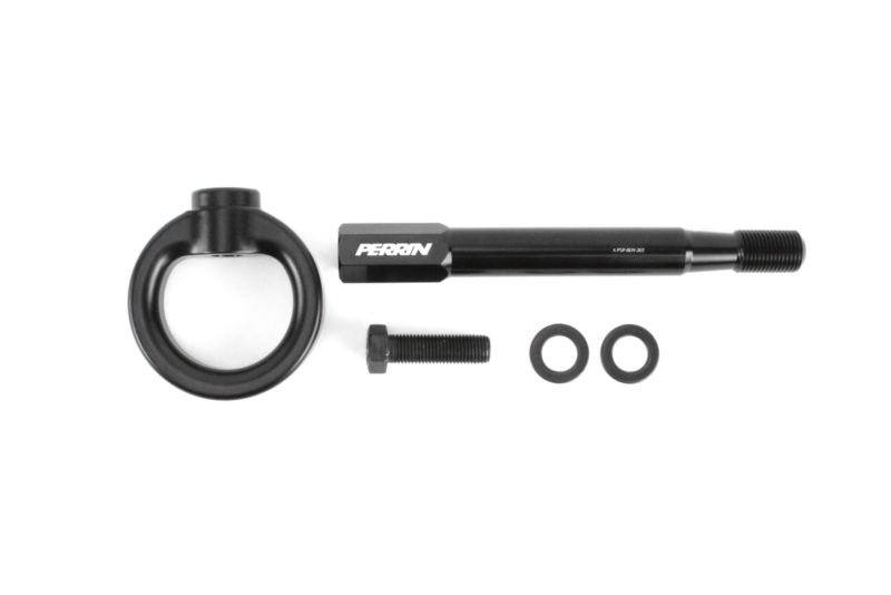 Perrin Rear Tow Hook Black 2008-2014 WRX Sedan / 2008-2014 STI Sedan - PSP-BDY-251BK - Subimods.com