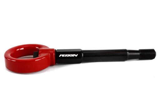Perrin Rear Tow Hook Red 2015-2021 WRX / 2015-2021 STI - PSP-BDY-252RD - Subimods.com