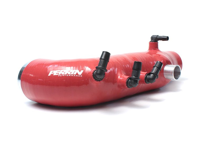 Perrin Turbo Inlet Hose Red 2008-2014 WRX / 2005-2009 LGT / 2009-2012 Forester XT - PSP-INT-421RD - Subimods.com