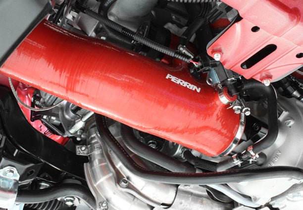 Perrin Turbo Inlet Hose Red 2015-2021 WRX - PSP-INT-424RD - Subimods.com