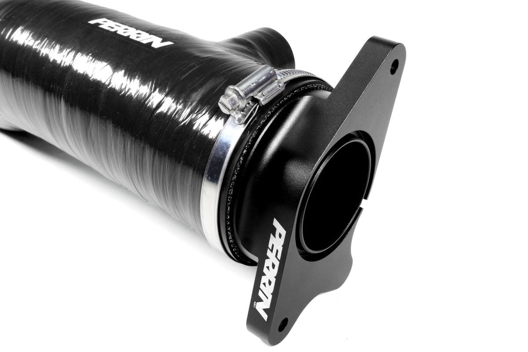 Perrin Turbo Inlet Hose w/ Nozzle Black Version 1 Fitment 2022-2023 WRX - PSP-INT-425BK - Subimods.com