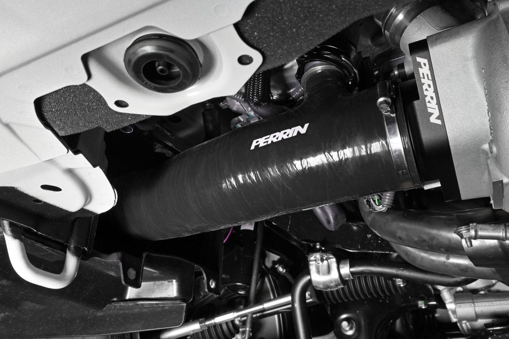 Perrin Turbo Inlet Hose w/ Nozzle Black Version 1 Fitment 2022-2024 WRX - PSP-INT-425BK - Subimods.com