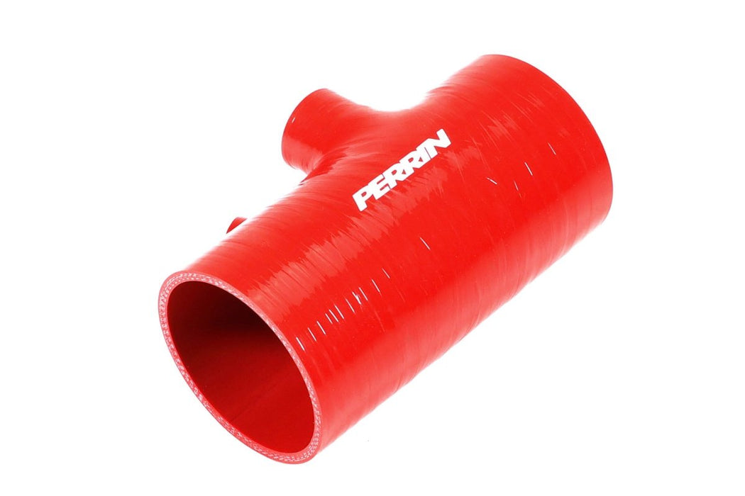 Perrin Turbo Inlet Hose w/ Nozzle Red Version 2 Fitment 2022-2024 WRX - PSP-INT-426RD - Subimods.com