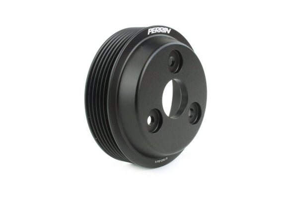 Perrin Water Pump Pulley Black 15-21 WRX / 14-18 Forester XT / 17