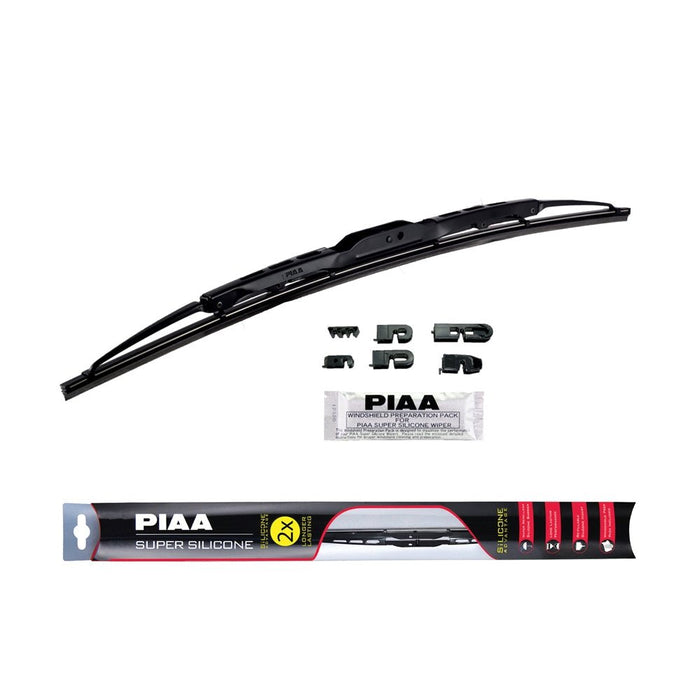 PIAA Super Silicone Wiper Blade Black 24in - 95060 - Subimods.com