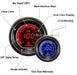 Prosport EVO Series Digital Red / Blue Electronic Oil Pressure Gauge 52MM - 216EVOEOP.PSI - Subimods.com