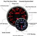 Prosport Premium Series Amber / White Electronic Exhaust Gas Temperature "EGT" Gauge 52mm - 216SMEGTSWL270-PK.F - Subimods.com