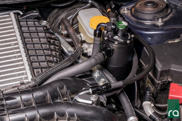 Radium Engineering Air Oil Separator (AOS-R) Kit w/ Master Cylinder Brace 2015-2021 WRX - 20-0258-00 - Subimods.com