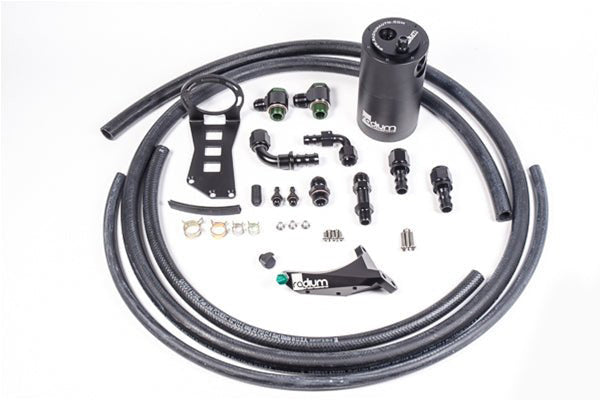 Radium Engineering Air Oil Separator (AOS-R) Kit w/ Master Cylinder Brace 2015-2021 WRX - 20-0258-00 - Subimods.com