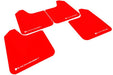 Rally Armor Universal UR Mudflaps Red Urethane White Logo - MF12-UR-RD/WH - Subimods.com