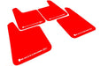 Rally Armor Universal UR Mudflaps Red Urethane White Logo - MF20-URP-RD/WH - Subimods.com