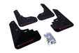 Rally Armor UR Mudflaps Black Urethane Red Logo 2005-2009 Legacy / 2005-2009 Outback / 2005-2009 LGT - MF4-UR-BLK/RD - Subimods.com