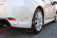 Rally Armor UR Mudflaps Black Urethane Red Logo 2008-2011 Impreza / 2008-2010 WRX - MF6-UR-BLK/RD - Subimods.com