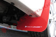 Rally Armor UR Mudflaps Red Urethane White Logo 2008-2011 Impreza / 2008-2010 WRX - MF6-UR-RD/WH - Subimods.com