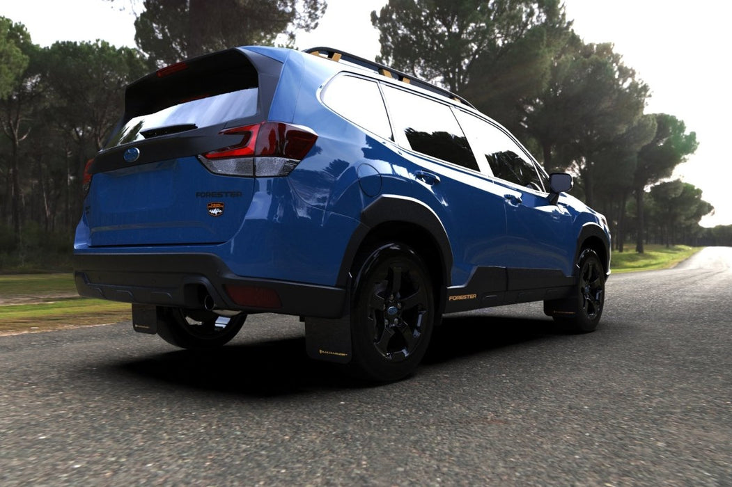 Rally Armor UR Series Mudflaps 2022-2024 Forester / 2022-2024 Forester Wilderness - MF82-UR-BLK/RD - Subimods.com