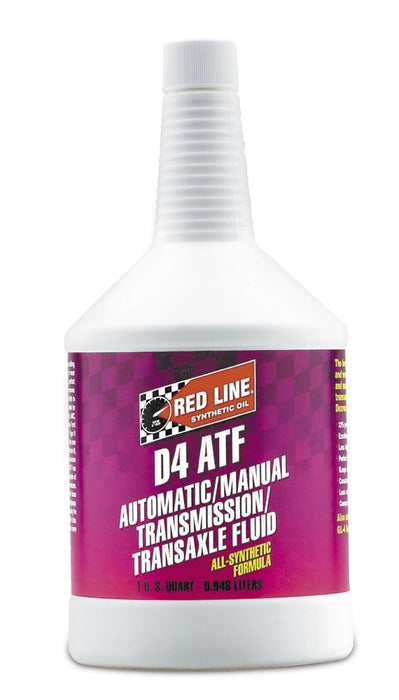 Red Line Super Automatic Transmission Fluid D4 ATF 1QT - 30504 - Subimods.com