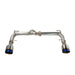 Remark Axle Back Exhaust w/ Burnt Stainless Steel Double Wall Tips 2022-2024 BRZ / 2022-2024 GR86 - RO-TTZ8-D - Subimods.com