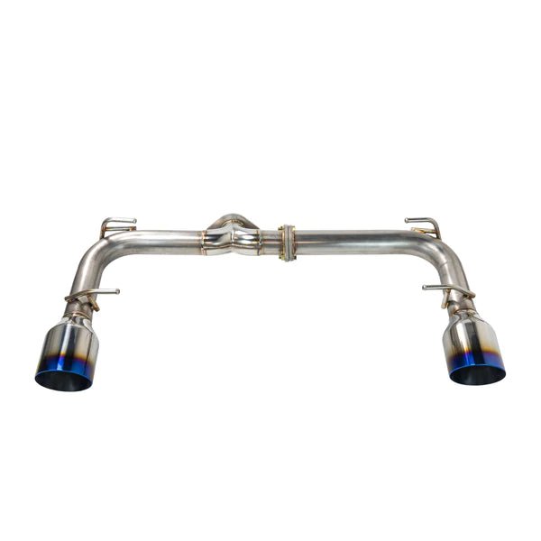 Remark Axle Back Exhaust w/ Burnt Stainless Steel Single Wall Tips 2022-2024 BRZ / 2022-2024 GR86 - RO-TTZ8-S - Subimods.com