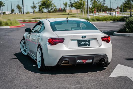 Remark BOSO Edition Axle Back Exhaust w/ Burnt Stainless Steel Single Wall Tips 2013-2021 BRZ - RO-TTZN-SL - Subimods.com