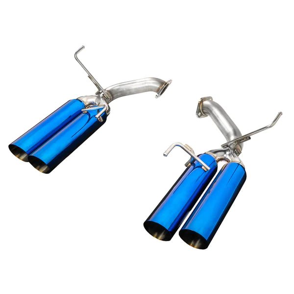 Remark BOSO Edition Axle Back w/ Blue Stainless Tips 2022-2024 WRX - RO-TBVB-SL - Subimods.com