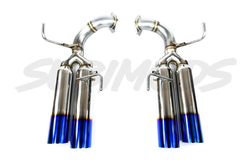 Remark BOSO Edition Axle Back w/ Burnt Polished Tips 2015-2021 WRX / 2015-2021 STI - RO-TTVA-SL - Subimods.com