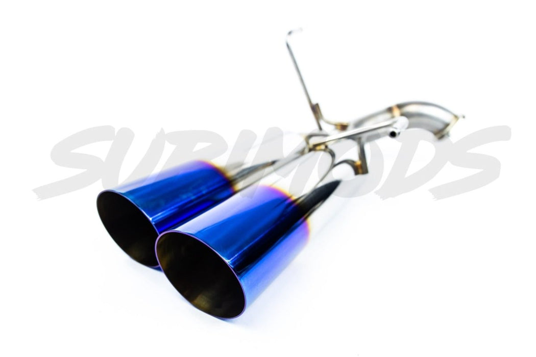 Remark BOSO Edition Axle Back w/ Burnt Polished Tips 2015-2021 WRX / 2015-2021 STI - RO-TTVA-SL - Subimods.com