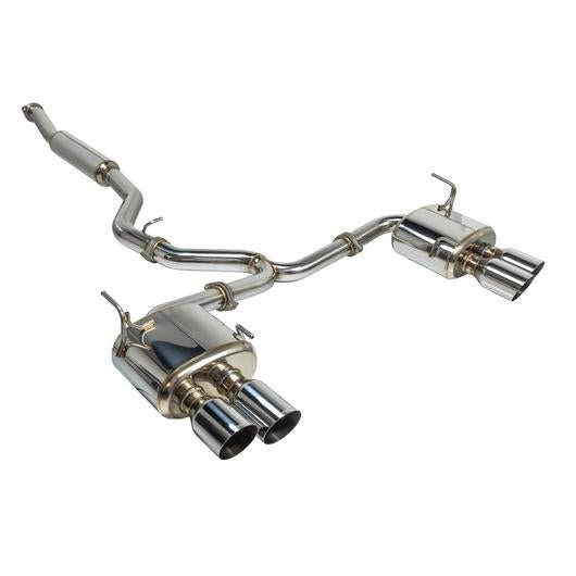 Remark Sports Touring Non Resonated Cat Back w/ Polished Stainless Tips 2015-2021 WRX / 2015-2021 STI - RK-C4076S-01 - Subimods.com