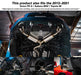 Remark Elite-Spec Cat Back Exhaust w/ Burnt Stainless Tip 2013-2022 BRZ 2013-2016 FRS / 2017-2021 GT86 / 2022 GR86 - RK-C4063T-04T - Subimods.com