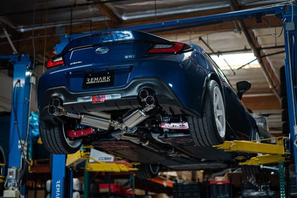 Remark Sports Touring Cat Back Exhaust w/ Stainless Tip 2013-2024 BRZ 2013-2016 FRS / 2017-2021 GT86 / 2022-2024 GR86 - RK-C4063T-04 - Subimods.com