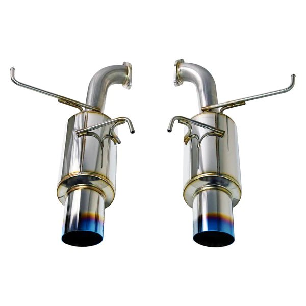 Remark R1 Dual Muffler Axle Back w/ Burnt Tips 2022-2023 WRX - RO-TTVB-R1D - Subimods.com