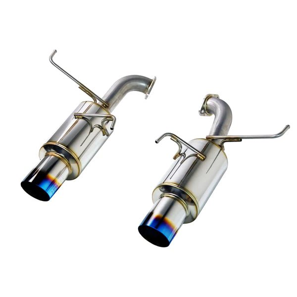 Remark R1 Dual Muffler Axle Back w/ Burnt Tips 2022-2023 WRX - RO-TTVB-R1D - Subimods.com