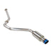 Remark R1-Spec Catback Exhaust Titanium Muffler Section w/ Burnt Tip 2022-2024 WRX - RK-C1076S-03T - Subimods.com