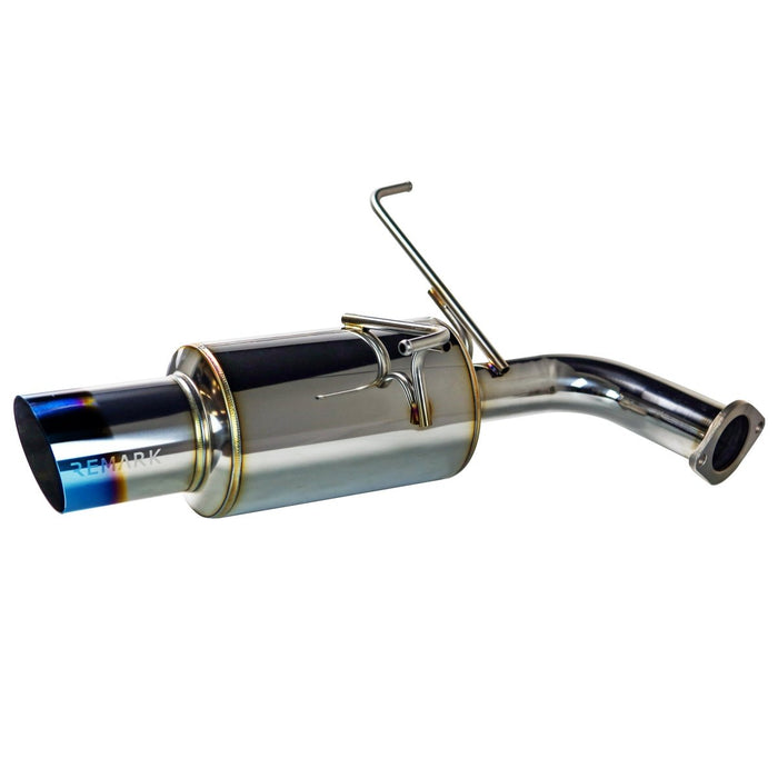 Remark R1-Spec Dual-Exit Cat Back Exhaust w/ Stainless Tip and Non Resonated Mid Pipe 2022-2023 WRX - RK-C2076S-03C - Subimods.com