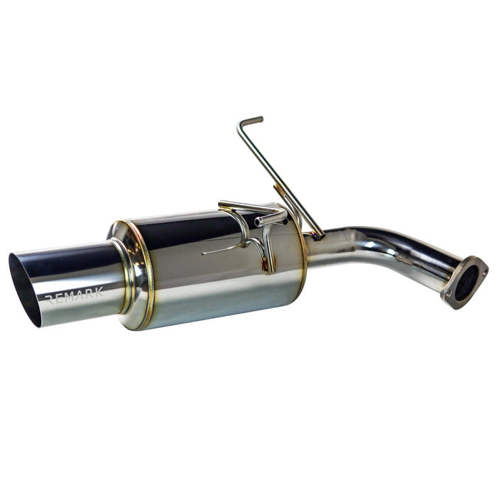 Remark R1-Spec Dual-Exit Cat Back Exhaust w/ Stainless Tip and Non Resonated Mid Pipe 2022-2023 WRX - RK-C2076S-03TC - Subimods.com