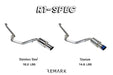 Remark R1-Spec Single-Exit Cat Back Exhaust w/ Stainless Tip 2013-2021 BRZ / 2013-2016 FRS / 2017-2021 GT86 - RK-C1063T-03 - Subimods.com