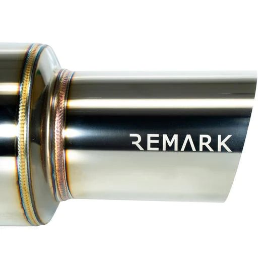 Remark R1-Spec Single-Exit Cat Back Exhaust w/ Stainless Tip 2013-2021 BRZ / 2013-2016 FRS / 2017-2021 GT86 - RK-C1063T-03 - Subimods.com