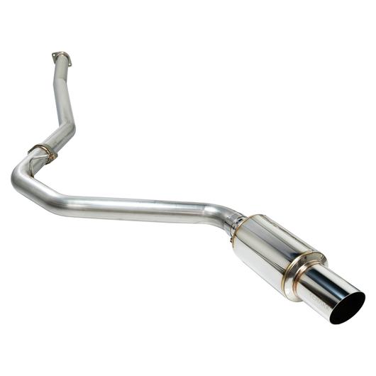 Remark R1-Spec Single-Exit Cat Back Exhaust w/ Stainless Tip 2015-2021 WRX / 2015-2021 STI - RK-C1076S-01 - Subimods.com