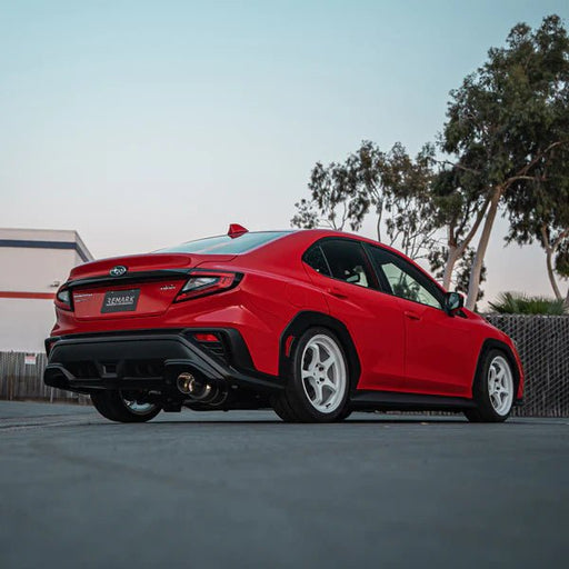 Remark R1-Spec Single-Exit Cat Back Exhaust w/ Stainless Tip 2022-2024 WRX - RK-C1076S-03 - Subimods.com