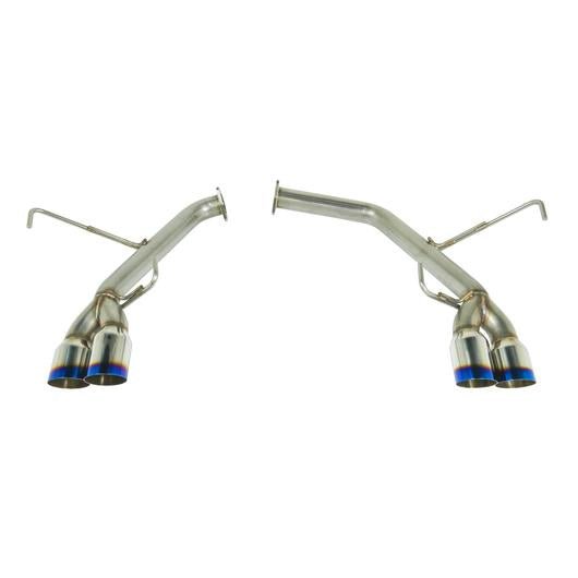 Remark SPT Style Axle Back w/ Single Wall Burnt Tips 2015-2021 WRX / 2015-2021 STI - RO-TTSP-S - Subimods.com