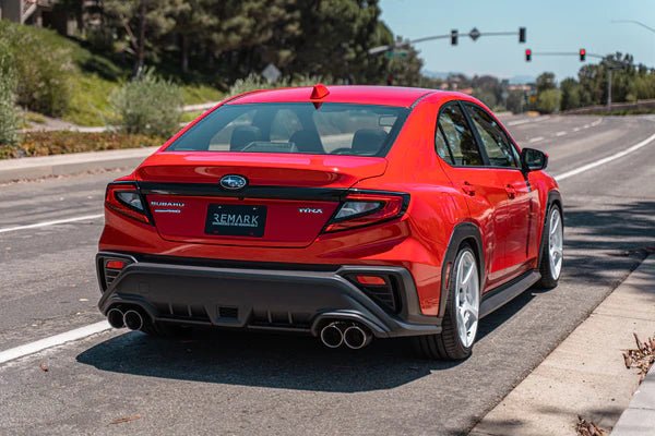 Remark Stainless Steel Axle Back w/ 4 Inch Double Wall Polished Tips 2022-2024 WRX - RO-TSVB-D4 - Subimods.com