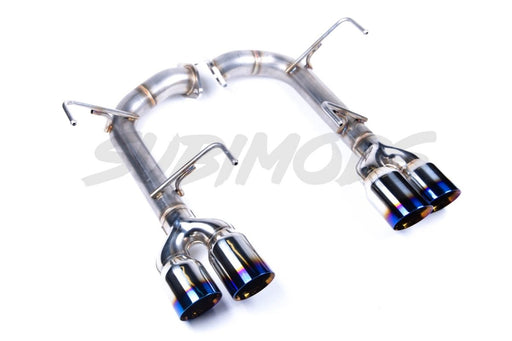 Remark Stainless Steel Axle Back w/ Double Wall 4 Inch Burnt Tips 2015-2021 WRX / 2015-2021 STI - RO-TTVA-D4 - Subimods.com