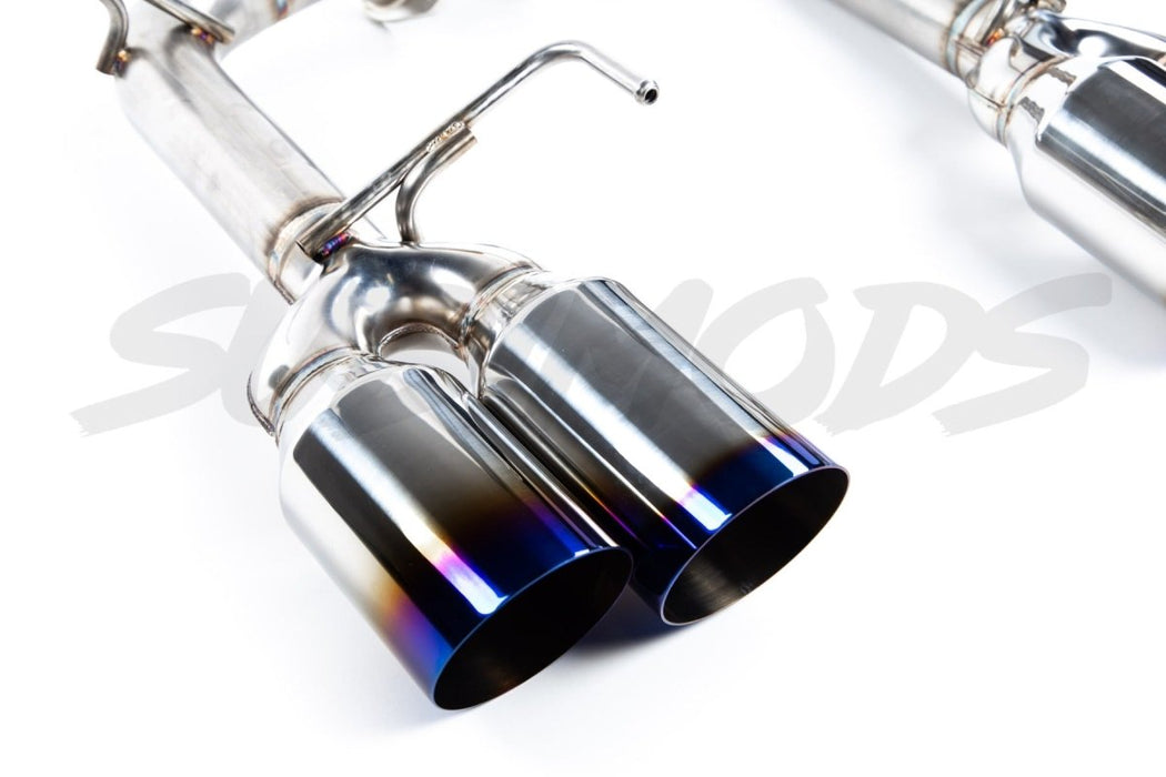 Remark Stainless Steel Axle Back w/ Single Wall 4 Inch Burnt Tips 2015-2021 WRX / 2015-2021 STI - RO-TTVA-S4 - Subimods.com