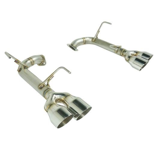 Remark Stainless Steel Axle Back w/ Single Wall 4 Inch Polished Tips 2015-2021 WRX / 2015-2021 STI - RO-TSVA-S4 - Subimods.com