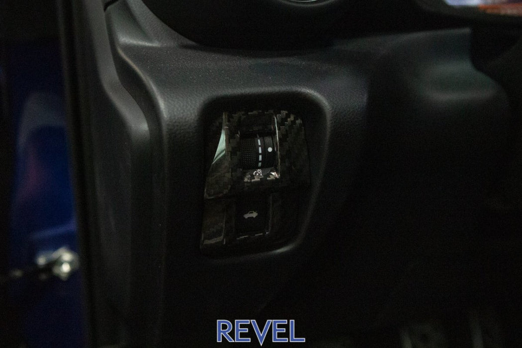 Revel GT Dry Carbon Cluster Switch Panel Cover 2022-2024 BRZ / 2022-2024 GR86 - 1TR4GT0CS01 - Subimods.com