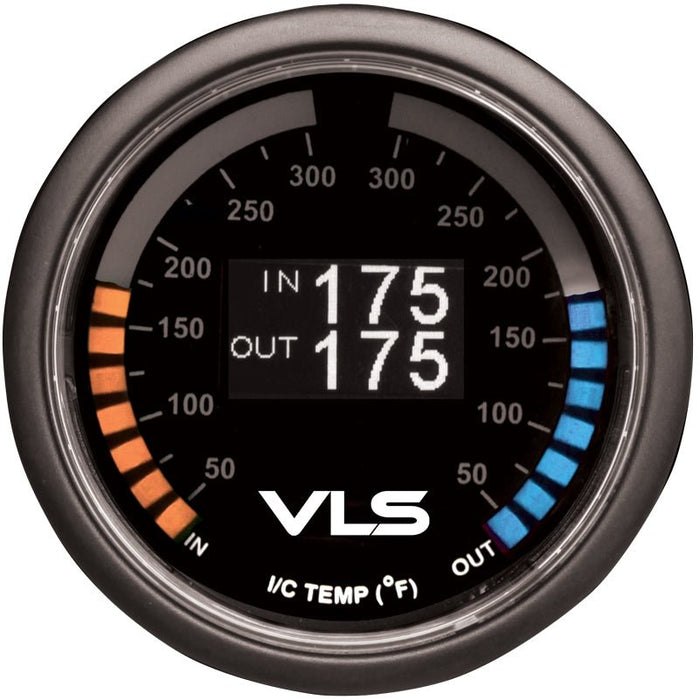 Revel VLS Intercooler Dual Temperature Gauge 52mm - 1TR1AA006R - Subimods.com