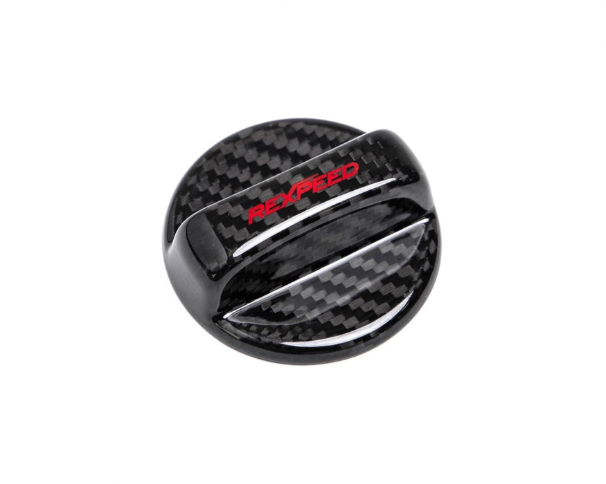 Rexpeed Carbon Fiber Fuel Cap Cover 2022-2024 BRZ / 2022-2024 GR86 - FR51 - Subimods.com