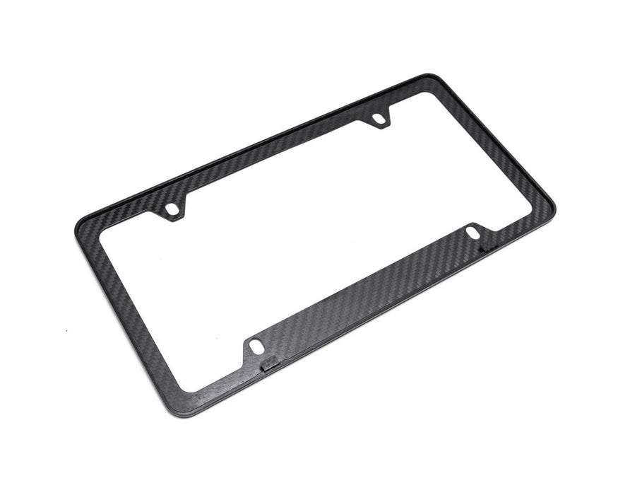 Rexpeed Carbon Fiber USDM License Plate Frame 4 Hole Style Most Subaru Models - FR57 - Subimods.com